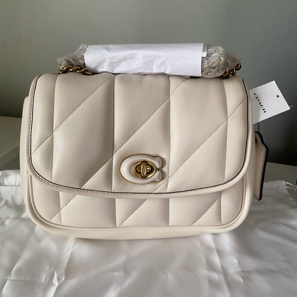 Coach Pillow Madison Shoulder Bag With Quilting